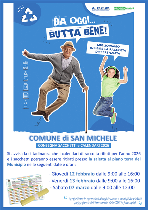 Raccolta rifiuti 2026