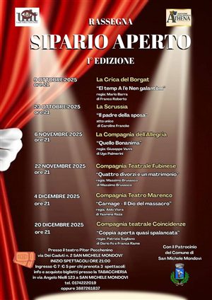 Rassegna teatrale "Sipario Aperto" - I.a edizione